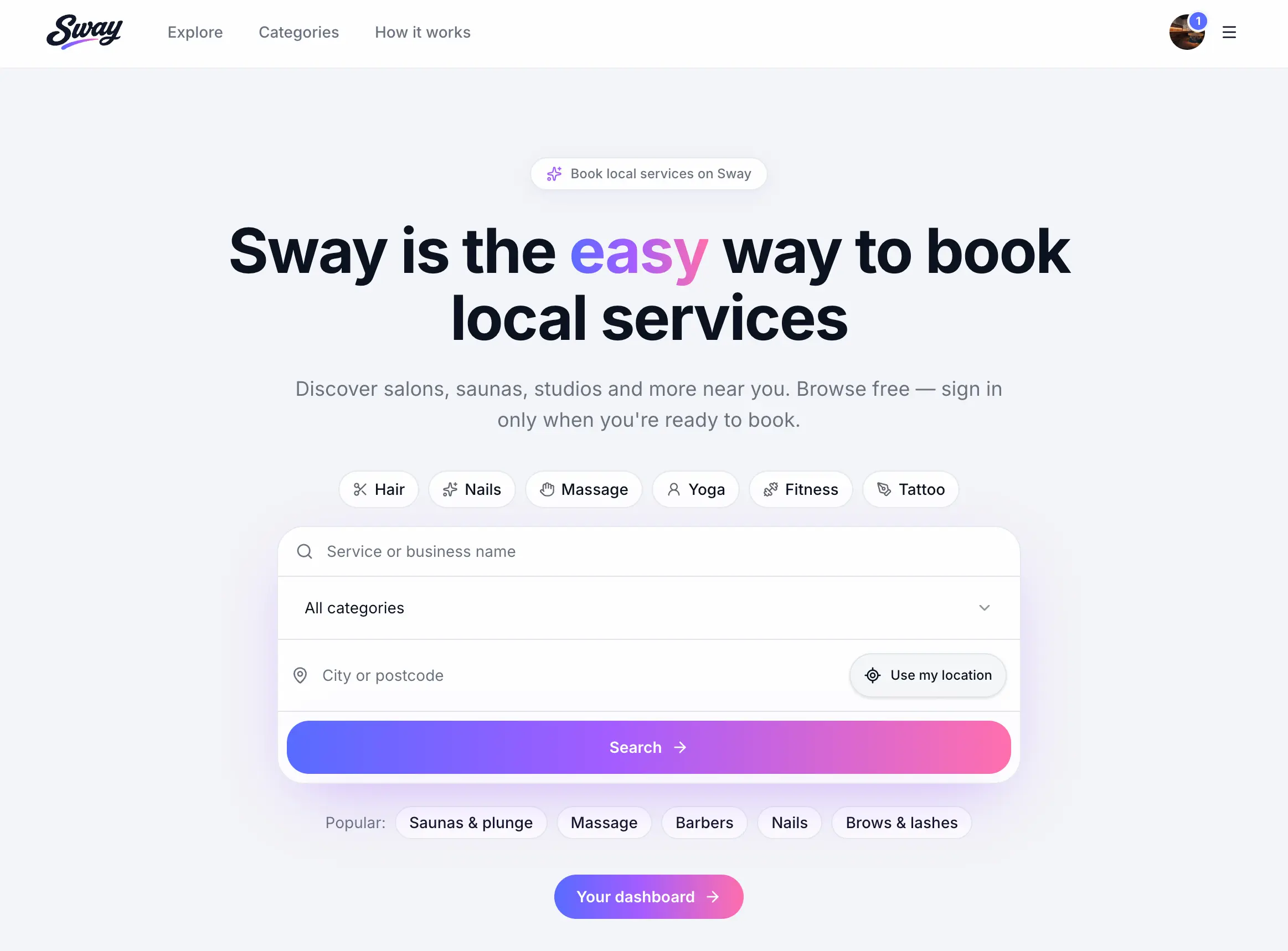 Sway app in light theme